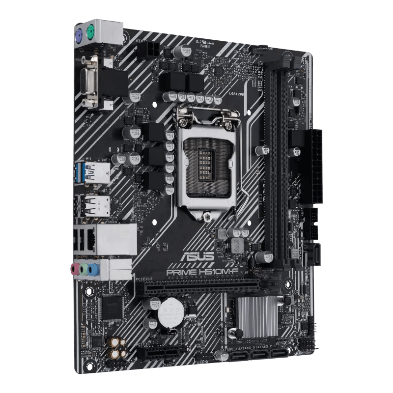 Asus Prime H510M-F Intel H510 LGA 1200 microATX Motherboard with PCIe 4.0