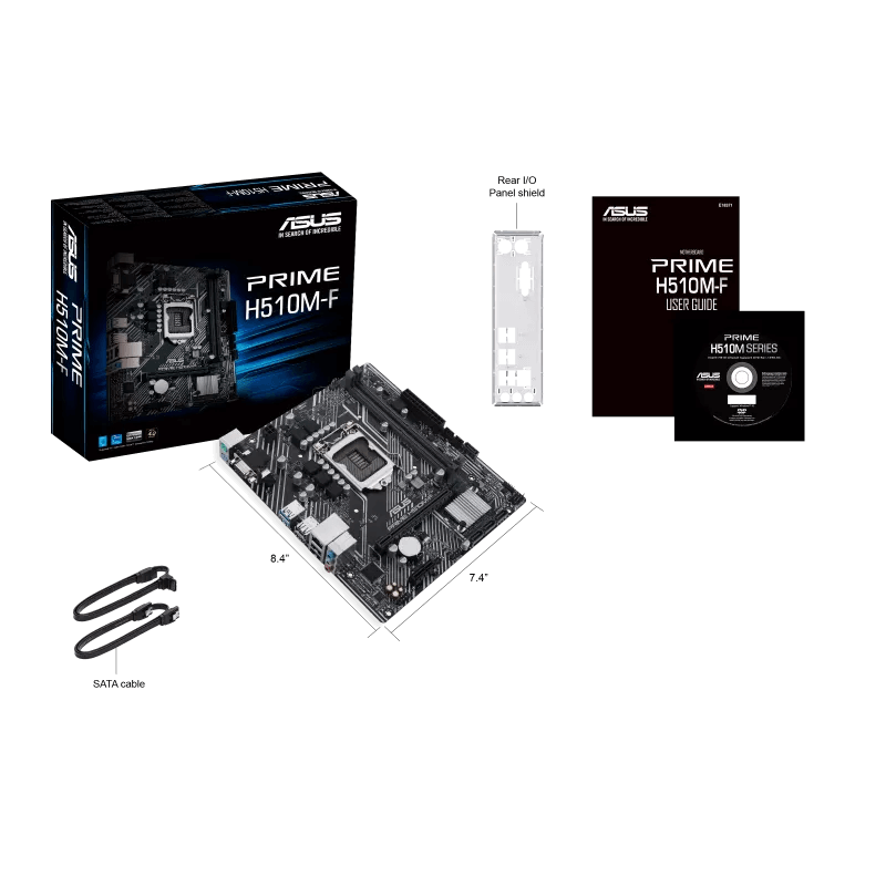Asus Prime H510M-F Intel H510 LGA 1200 microATX Motherboard with PCIe 4.0