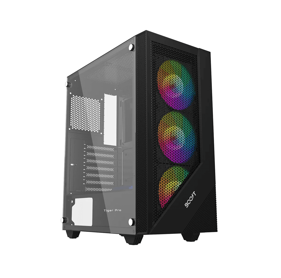 Boost Tiger Pro RGB ATX Mid-Tower Computer Case