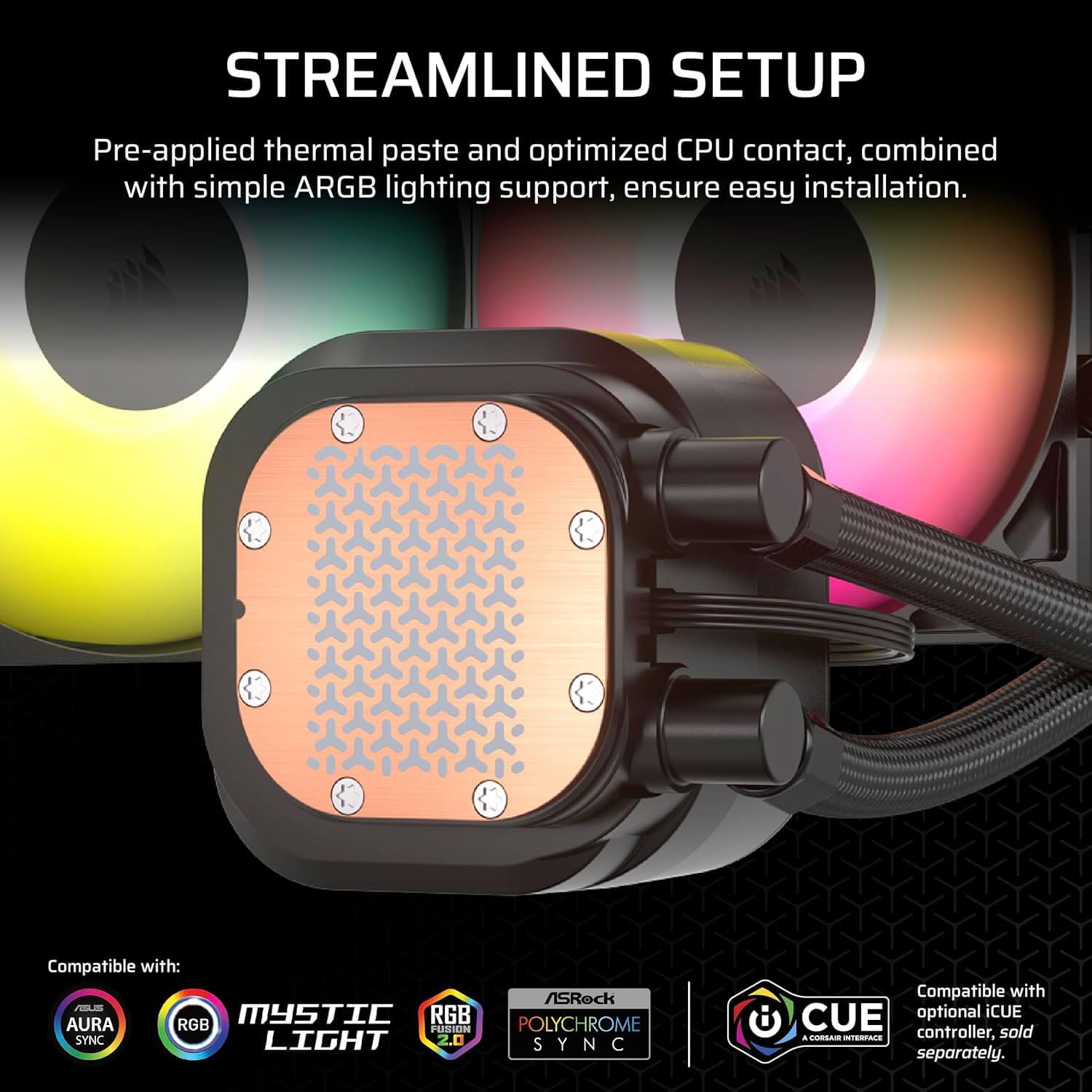 Corsair Nautilus 360 RS ARGB 360mm AIO CPU Liquid Cooler