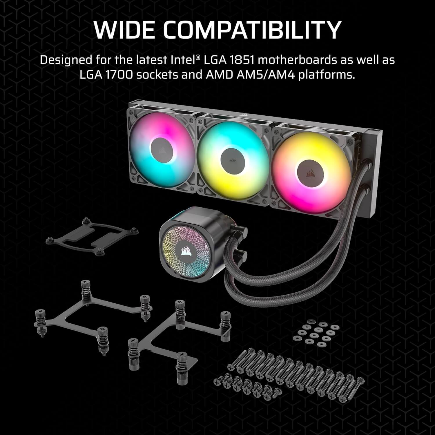 Corsair Nautilus 360 RS ARGB 360mm AIO CPU Liquid Cooler