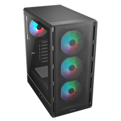 Cougar Airface Pure RGB ATX Mid Tower Computer Case - Black