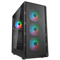 Cougar Airface Pure RGB ATX Mid Tower Computer Case - Black