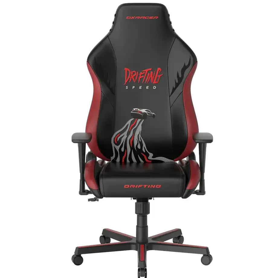 DXRacer Drifting Series Large Ergonomic Gaming Chair with Lumbar Support - Speed Edition - Black/Red