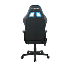 DXRacer Prince Series Gaming Chair with Ergonomic Headrest and Lumbar Support - Black / Blue
