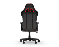 DXRacer Prince Series Gaming Chair with Ergonomic Headrest and Lumbar Support - Black / Red