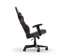 DXRacer Prince Series Gaming Chair with Ergonomic Headrest and Lumbar Support - Black / Red
