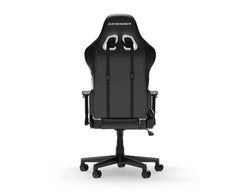 DXRacer Prince Series Gaming Chair with Ergonomic Headrest and Lumbar Support - Black / White