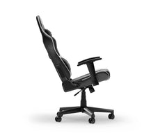 DXRacer Prince Series Gaming Chair with Ergonomic Headrest and Lumbar Support - Black / White