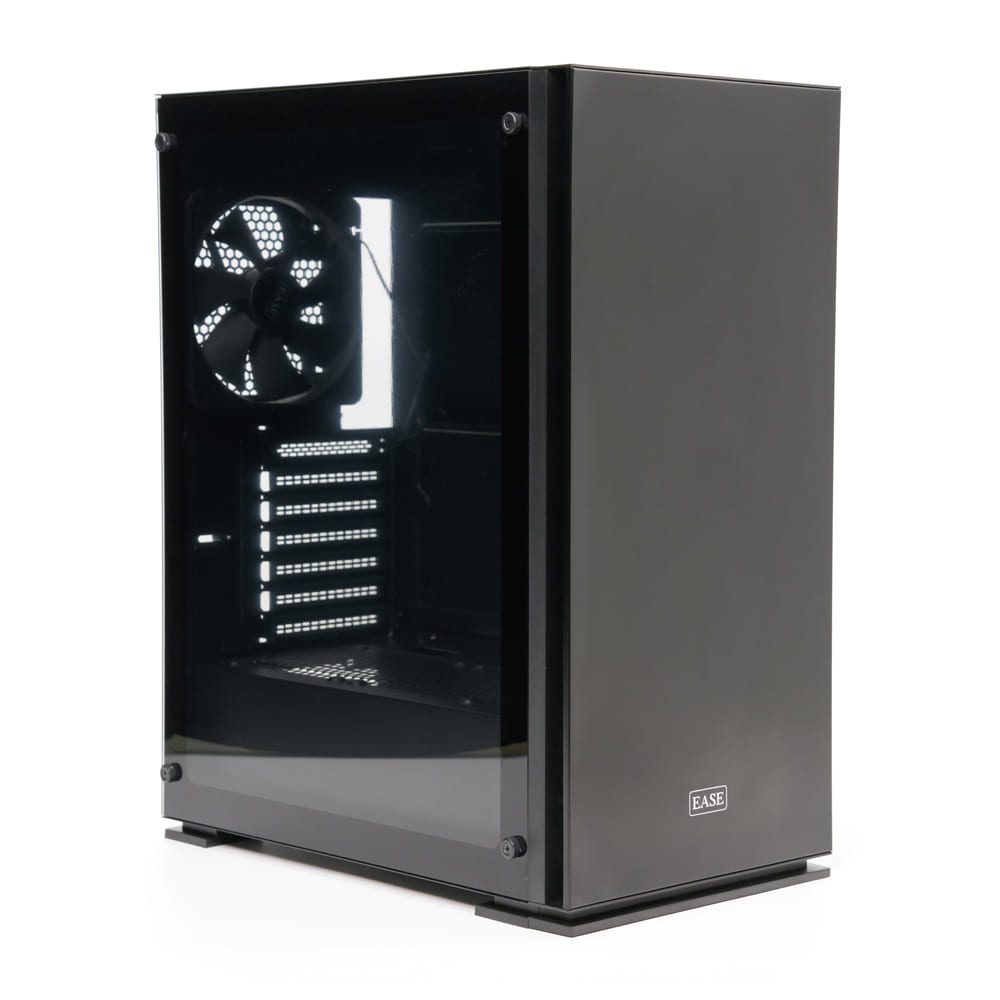 Ease Pc EASE EC141B Tempered Glass ATX Mid-Tower Computer Case – PakDukaan