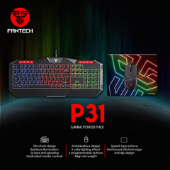 Fantech POWER PACK P31 3 in 1 Keyboard, Mouse and Mousepad Combo