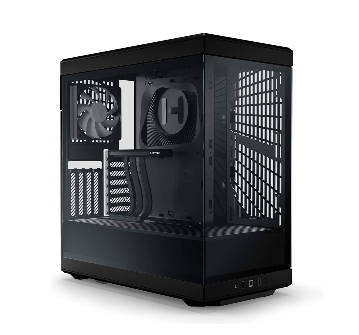 HYTE Y40 S - Tier Aesthetic ATX Mid-Tower Computer Gaming Case with PCIE 4.0 Riser Cable Included - Black