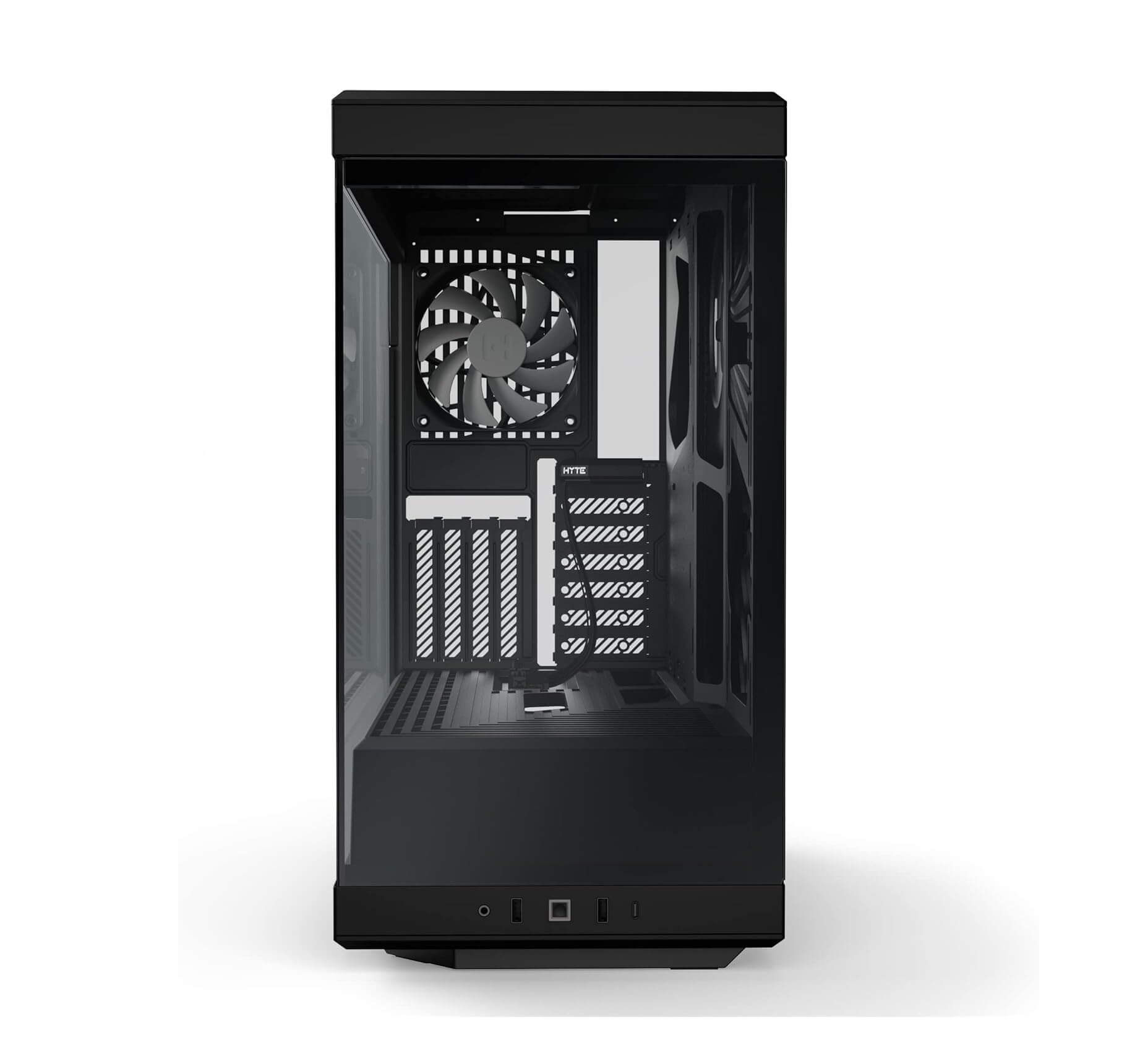 HYTE Y40 S - Tier Aesthetic ATX Mid-Tower Computer Gaming Case with PCIE 4.0 Riser Cable Included - Black