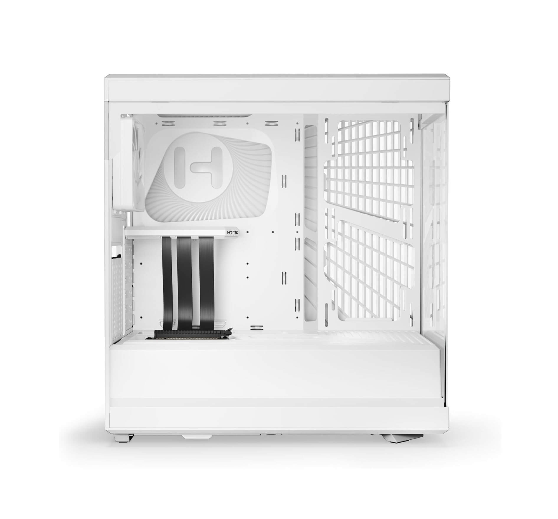 HYTE Y40 S - Tier Aesthetic ATX Mid-Tower Computer Gaming Case with PCIE 4.0 Riser Cable Included - White