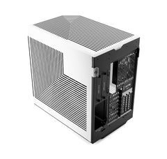 HYTE Y60 Dual Chamber ATX Mid-Tower Computer Case with PCIE 4.0 Riser Cable Included - Black White