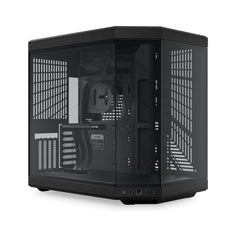 HYTE Y70 Dual Chamber Mid-Tower ATX Computer Case with PCIE 4.0 Riser Cable Included - Black