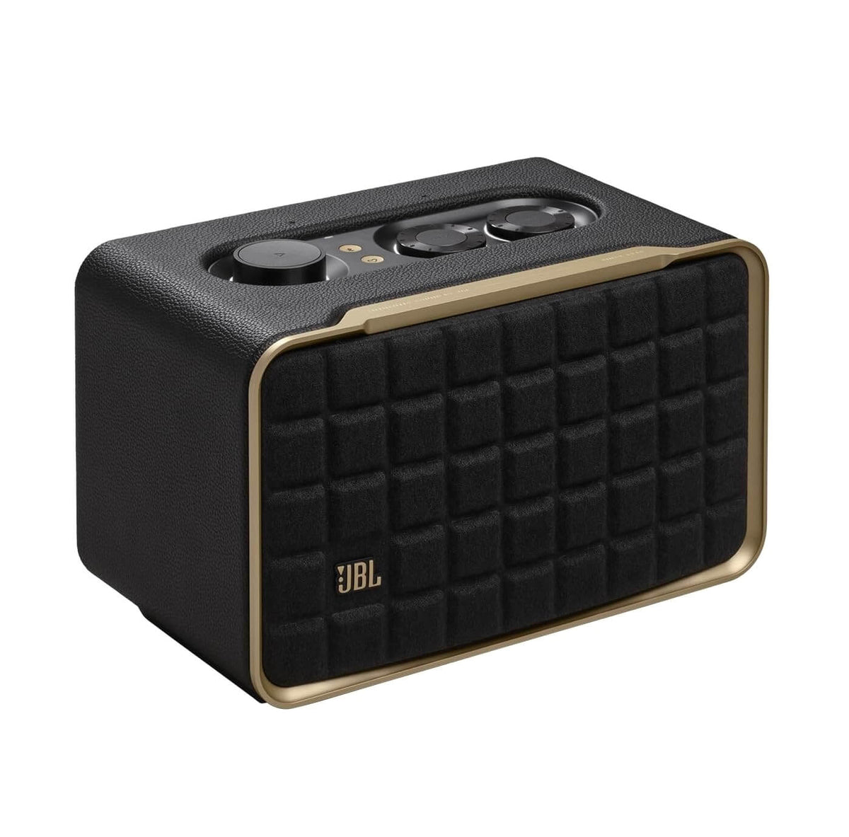 JBL Authentics 200 Retro Style Smart Home Bluetooth Speaker with Built in Wi-Fi