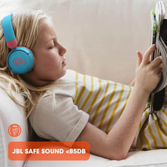JBL JR310 Kids On-Ear Headphones with Built-In Mic - Red