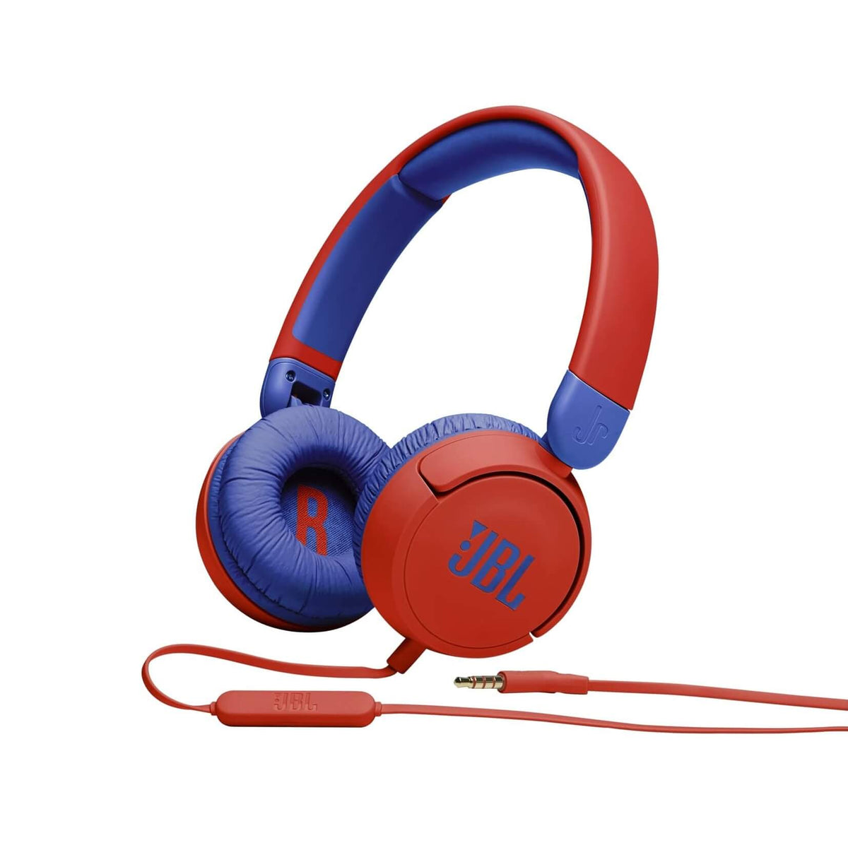 JBL JR310 Kids On-Ear Headphones with Built-In Mic - Red