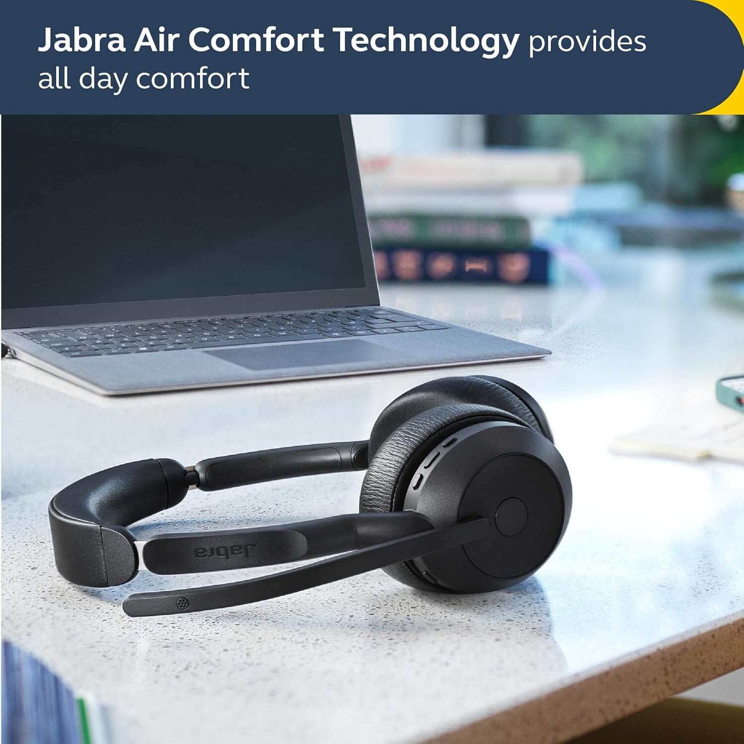 Jabra Evolve2 55 Noise-Cancelling Stereo Wireless Headset