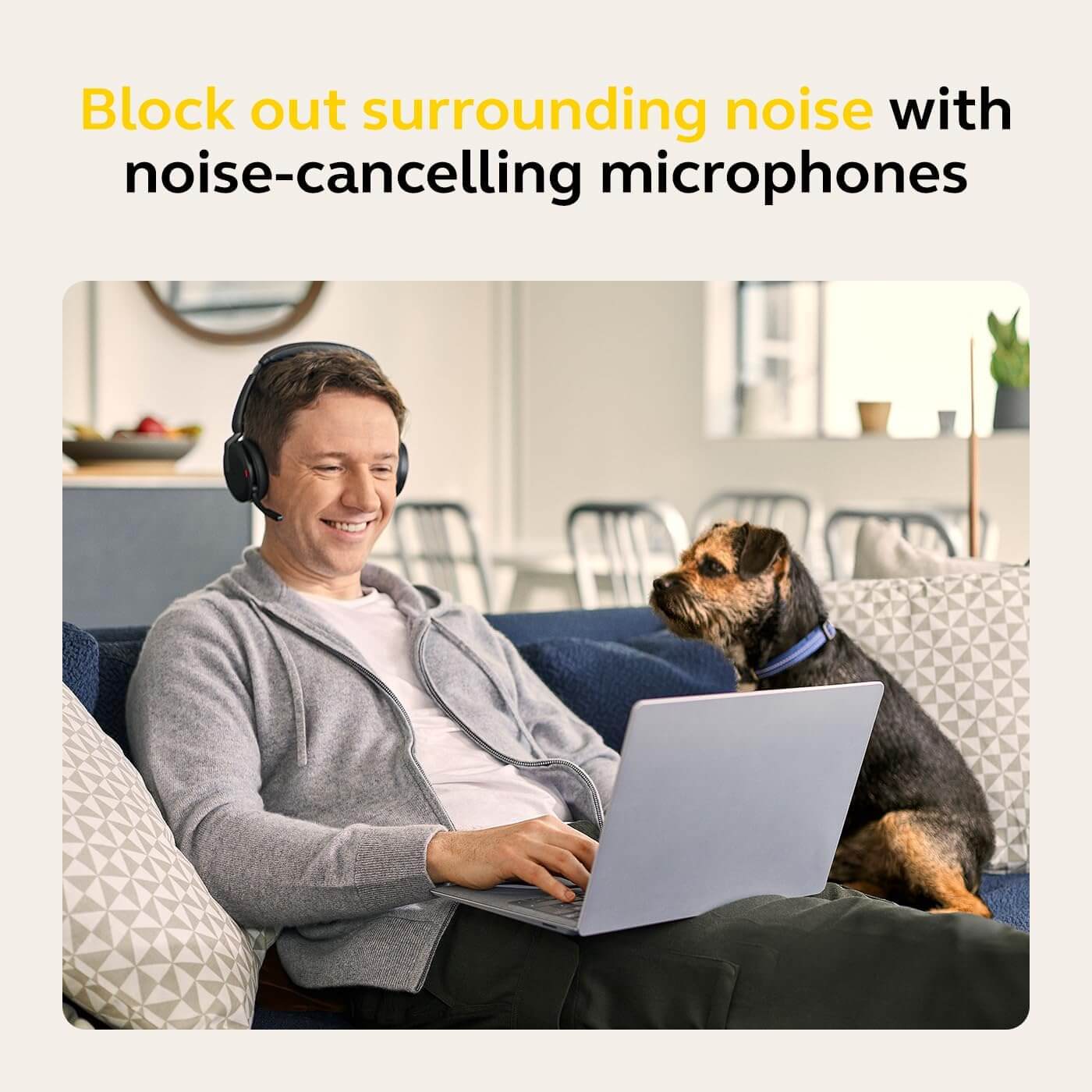 Jabra Evolve2 65 Flex Noise-Cancelling Stereo Wireless Headphones