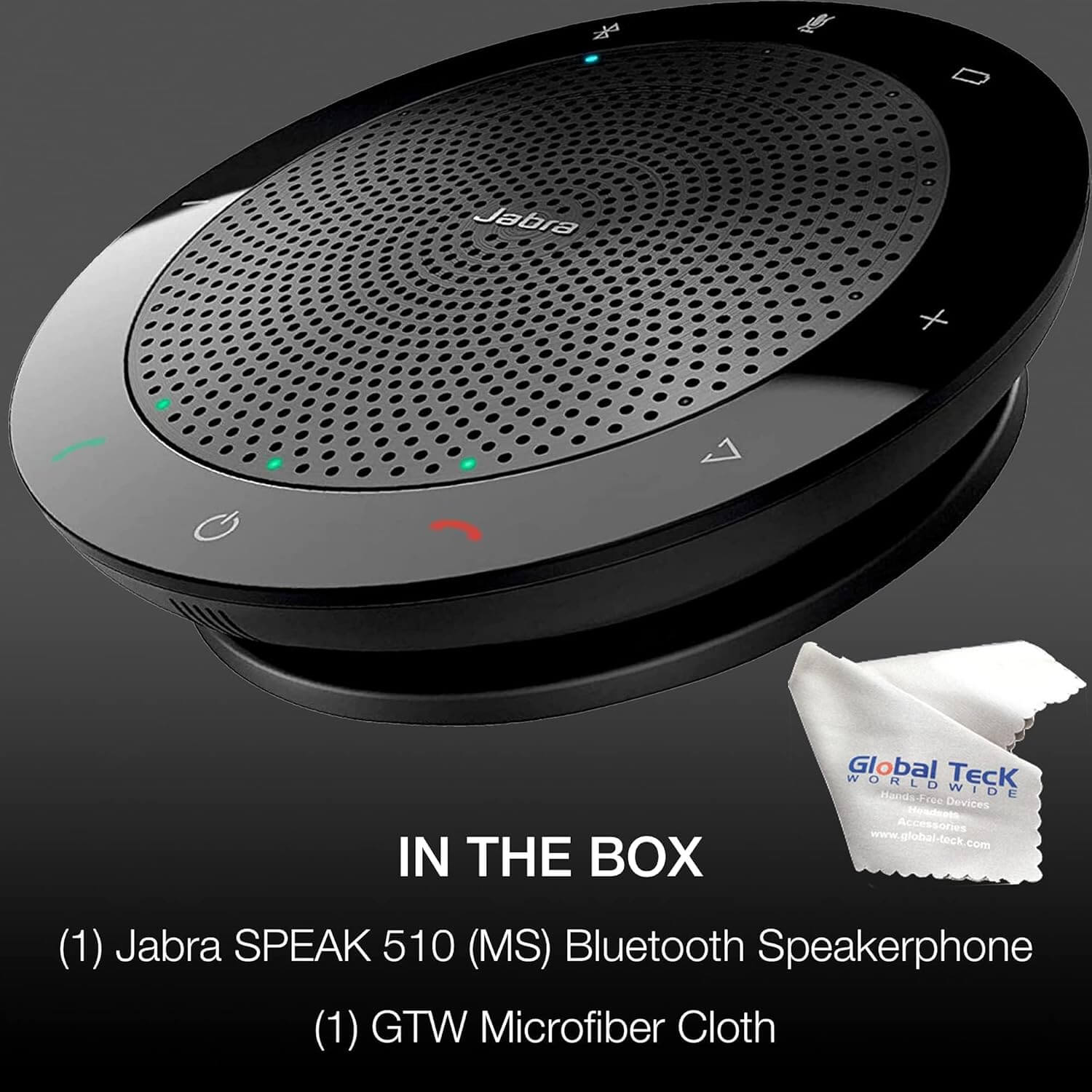 Jabra Speak 510 Portable USB and Bluetooth Speakerphone