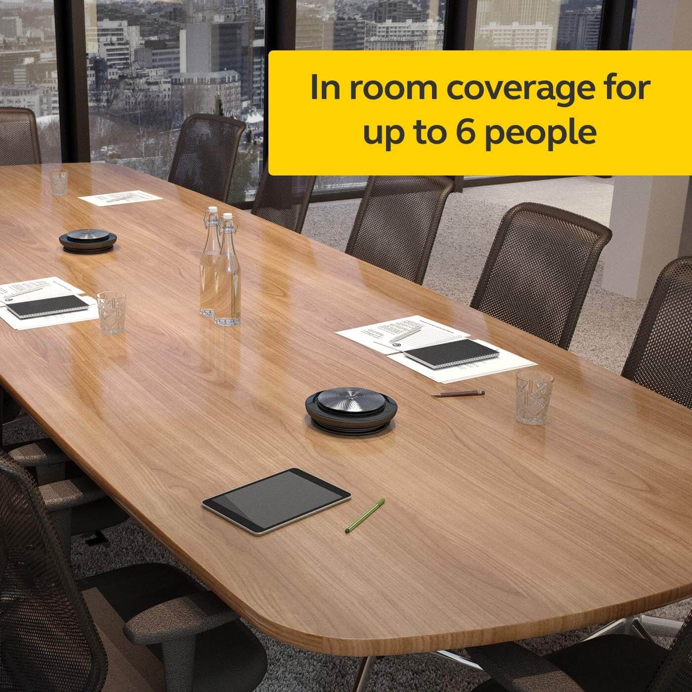Jabra Speak 710 MS Wireless Bluetooth Speakerphone with Link 370 USB Adapter