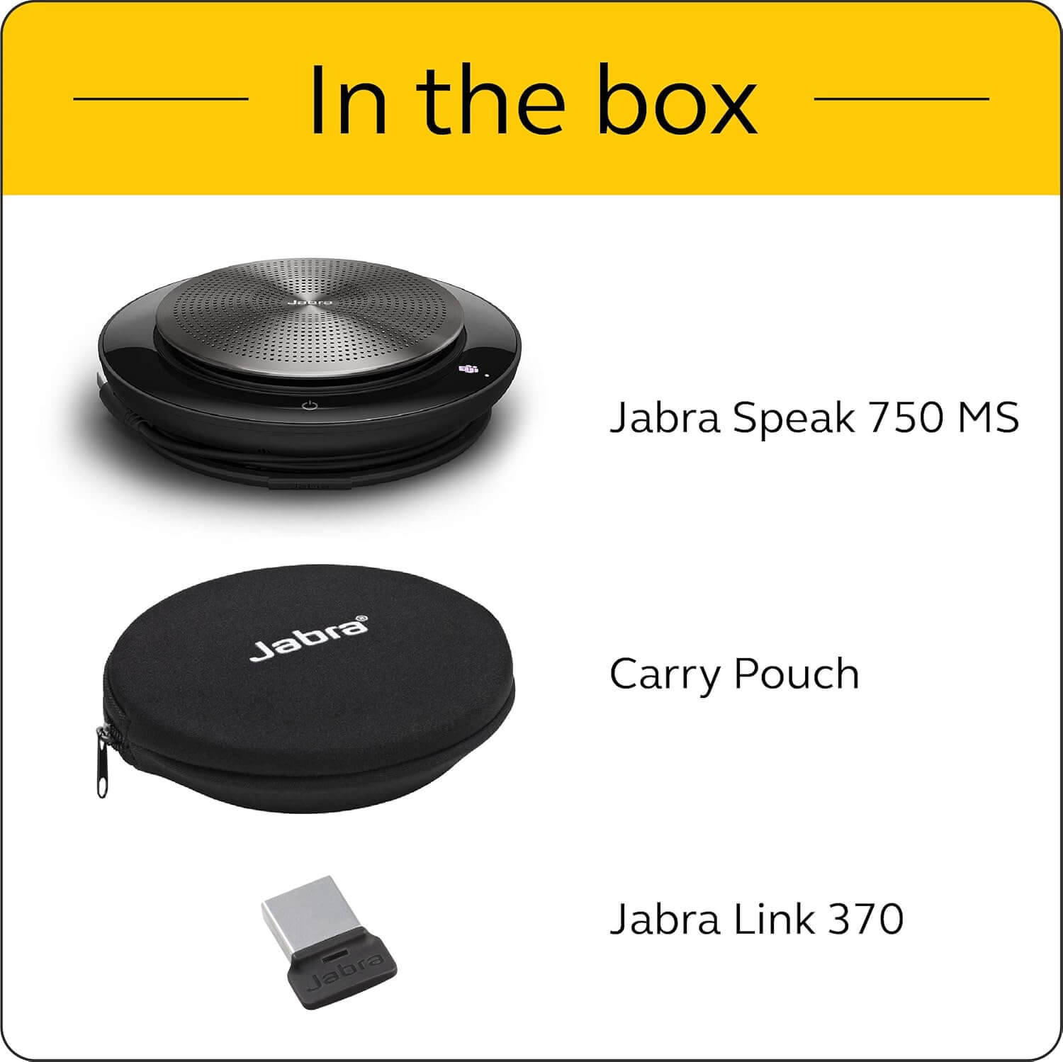 Jabra Speak 750 MS Wireless Bluetooth Speakerphone
