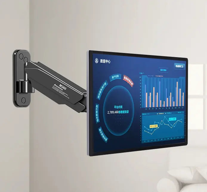 Kaloc M360 Adjustable Swing Wall Mount Monitor Arm