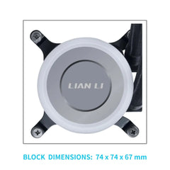 Lian Li Galahad II Lite 360 ARGB 360mm AIO CPU Liquid Cooler