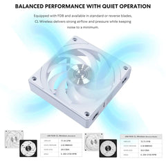 Lian Li UNI Fan CL120 ARGB 120mm PWM Case Fans - Triple Fan Pack