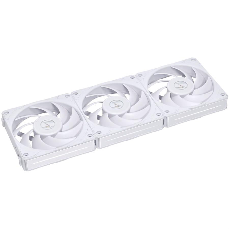 Lian Li UNI Fan P28 120mm Daisy-Chain PWM Case Fan - Triple Fan Pack - White