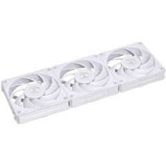 Lian Li UNI Fan P28 120mm Daisy-Chain PWM Case Fan - Triple Fan Pack - White