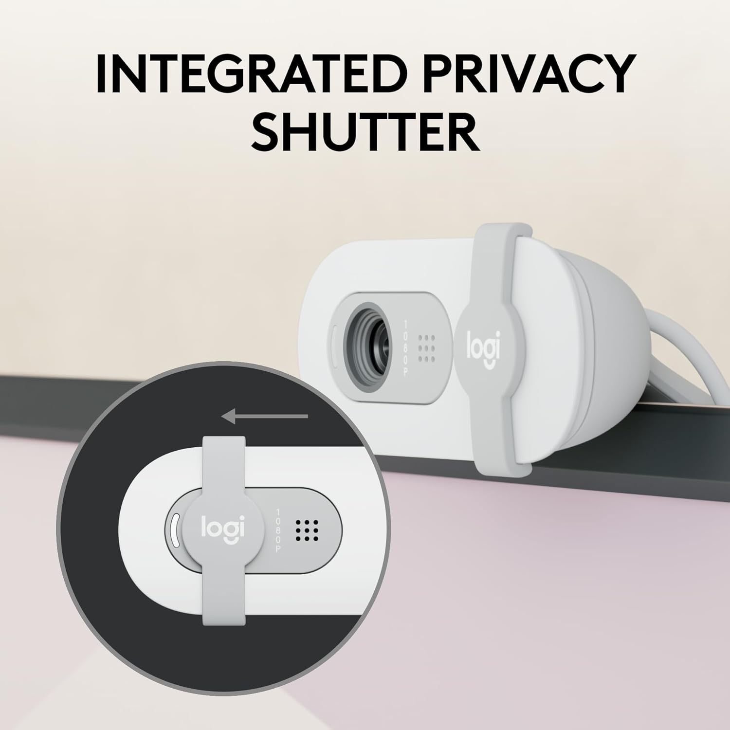 Logitech Brio 100 Full HD Webcam for Meetings and Streaming