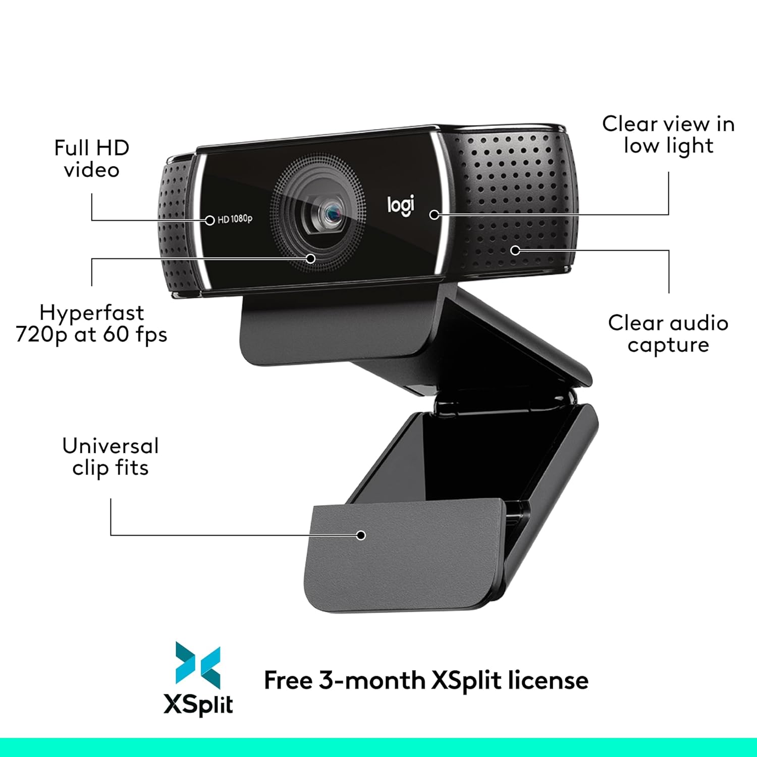 Logitech C922 PRO Full HD Stream Webcam