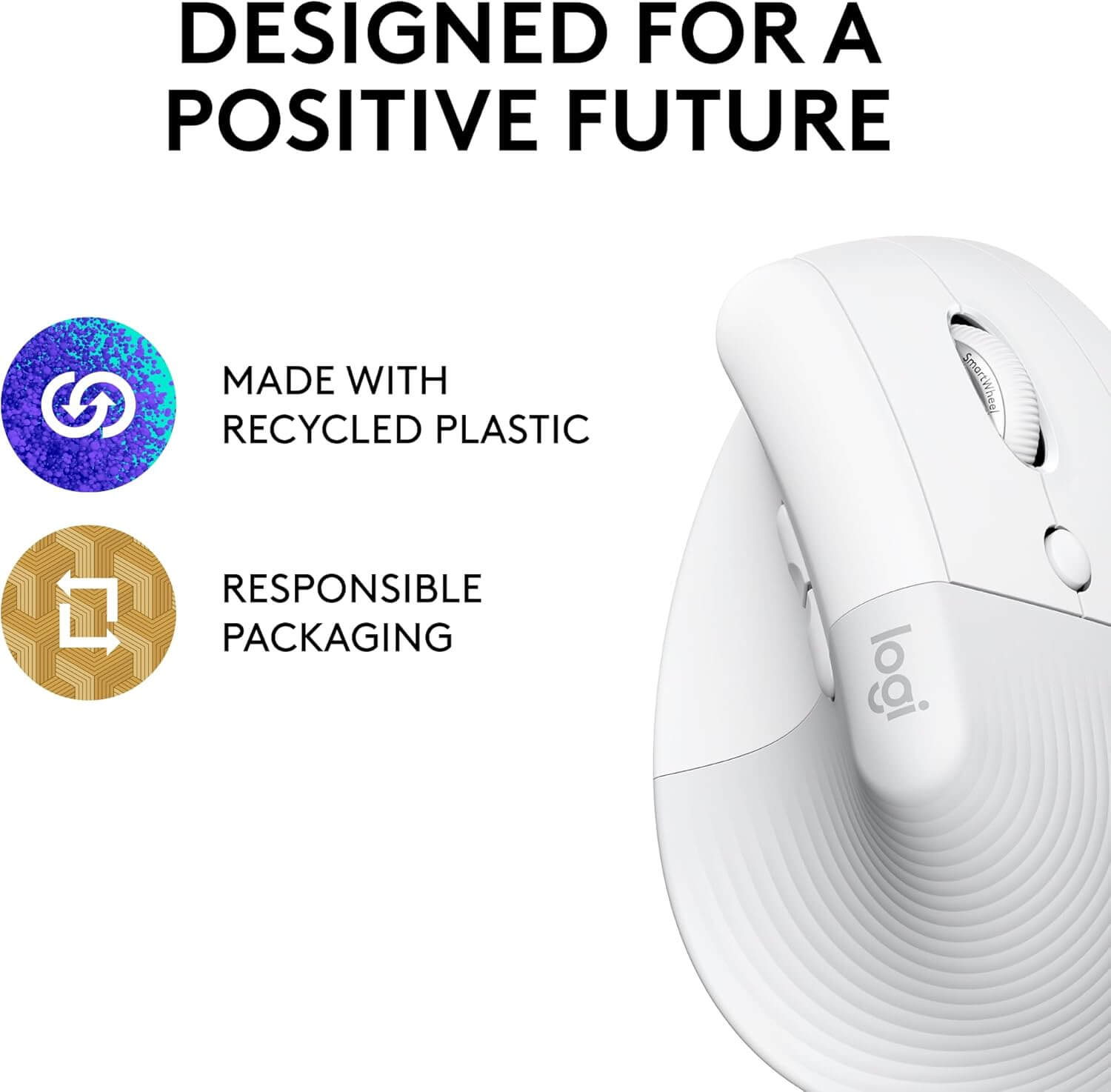 Logitech Ergo Series Lift Vertical Ergonomic Wireless Mouse