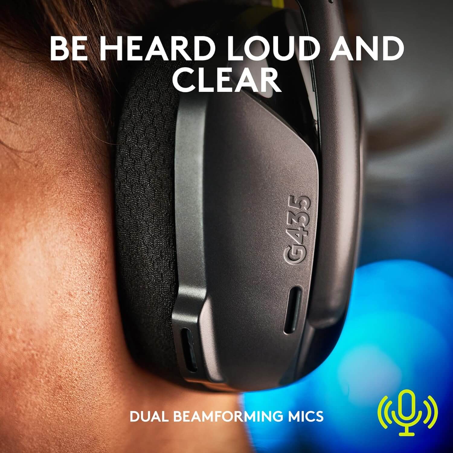 Logitech G435 LIGHTSPEED Wireless Bluetooth Gaming Headset