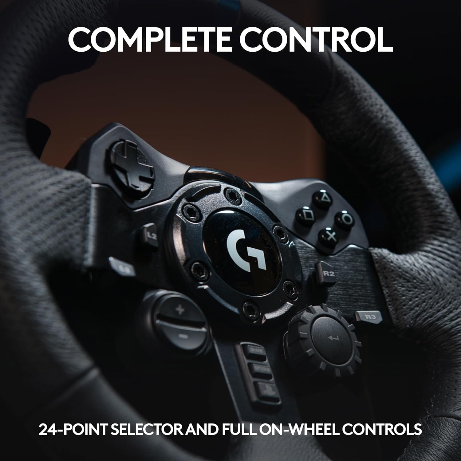 Logitech G923 TRUEFORCE Racing Wheel and Pedals for PS5, PS4, PC, Mac - Black