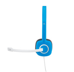 Logitech H150 Noise Cancelling Stereo Headset - Blue