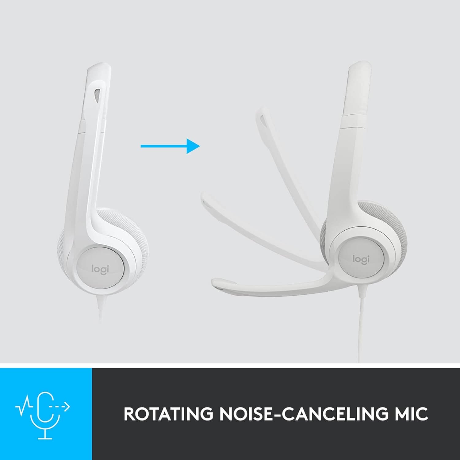 Logitech H390 Noise-Canceling Mic USB Headset