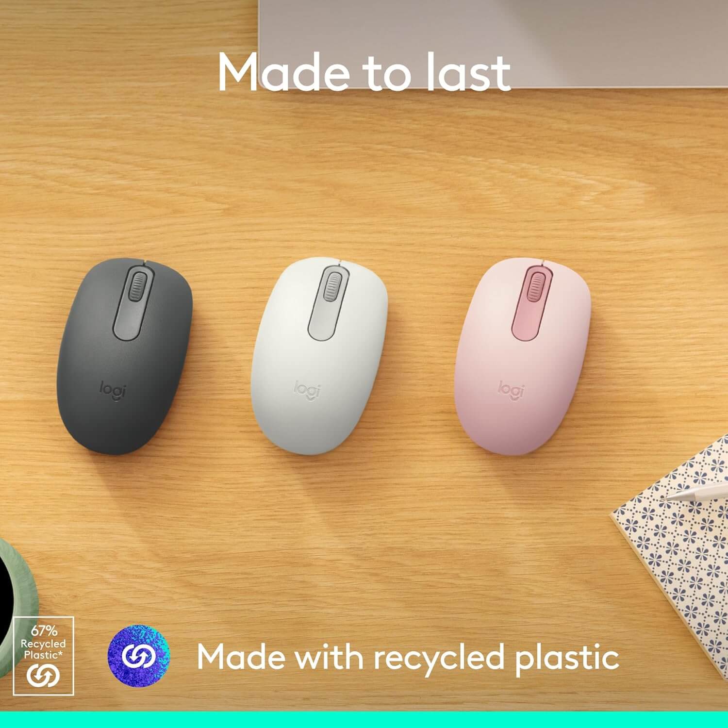 Logitech M196 Compact and Portable Bluetooth Wireless Mouse