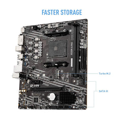 MSI A520M-A PRO AM4 AMD microATX Gaming Motherboard