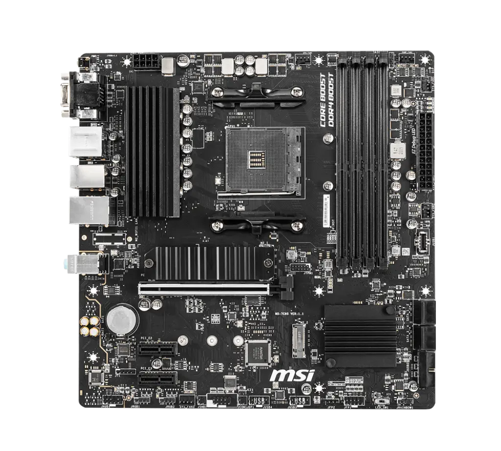 MSI B550M Pro-VDH DDR4 AMD AM4 microATX Motherboard