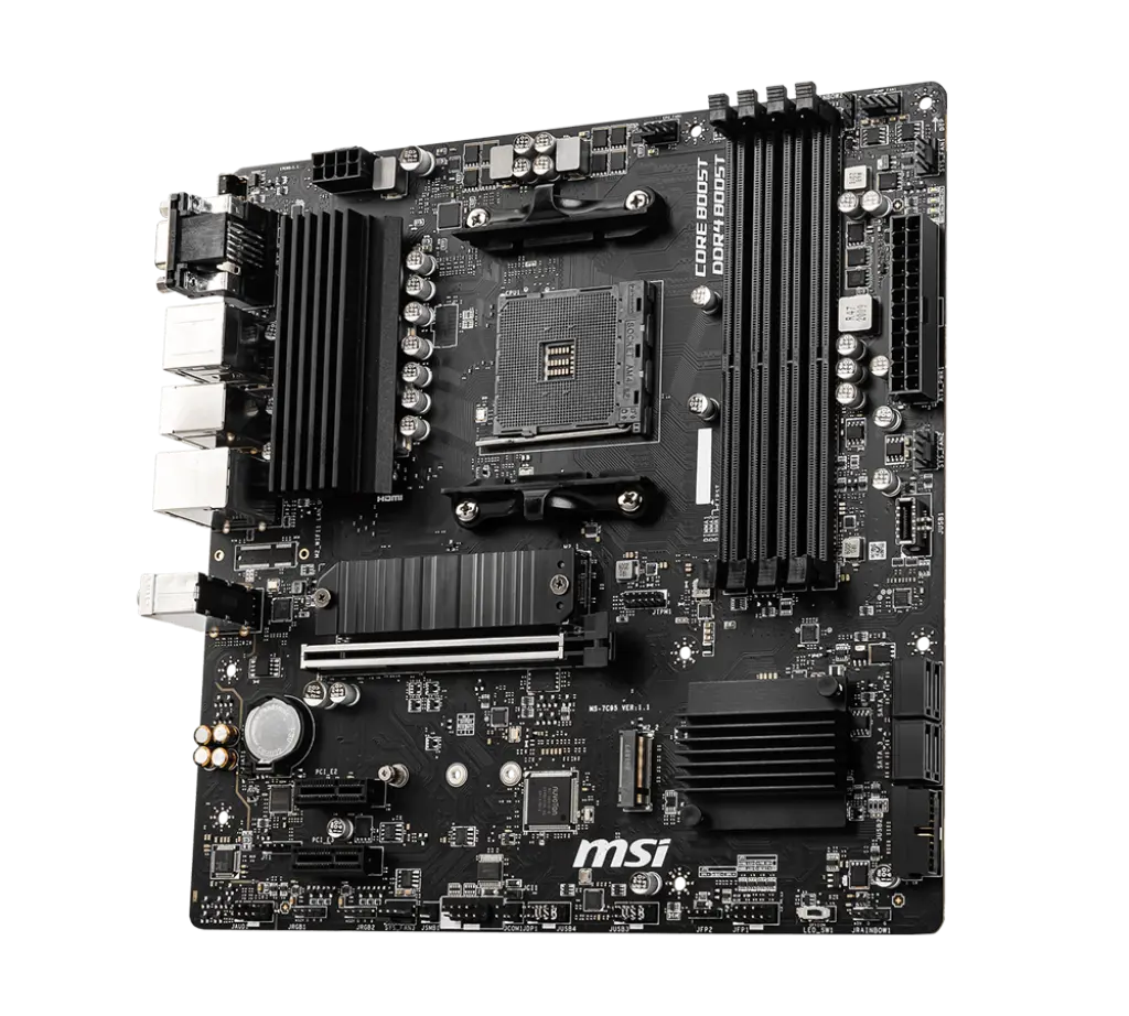 MSI B550M Pro-VDH DDR4 AMD AM4 microATX Motherboard