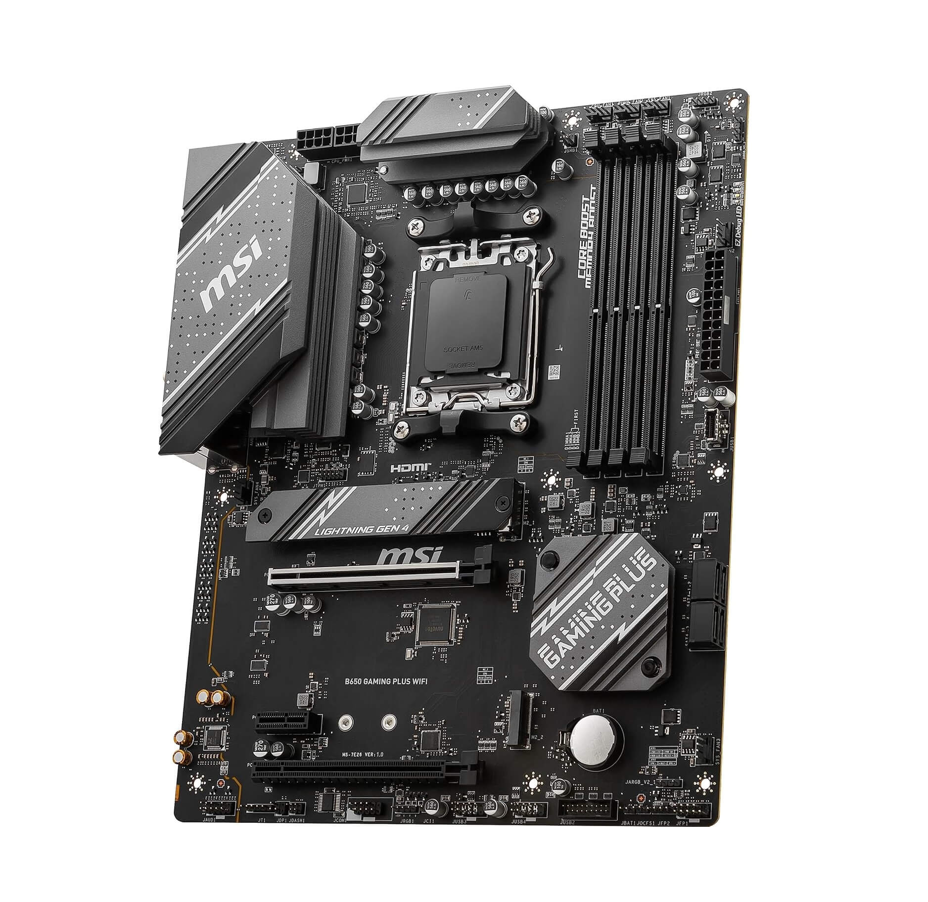 MSI B650 Gaming Plus WiFi DDR5 AM5 AMD ATX Gaming Motherboard