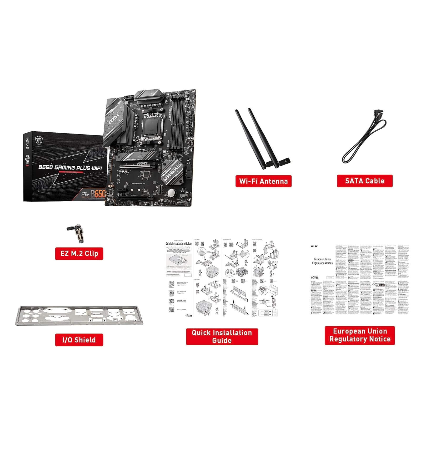 MSI B650 Gaming Plus WiFi DDR5 AM5 AMD ATX Gaming Motherboard