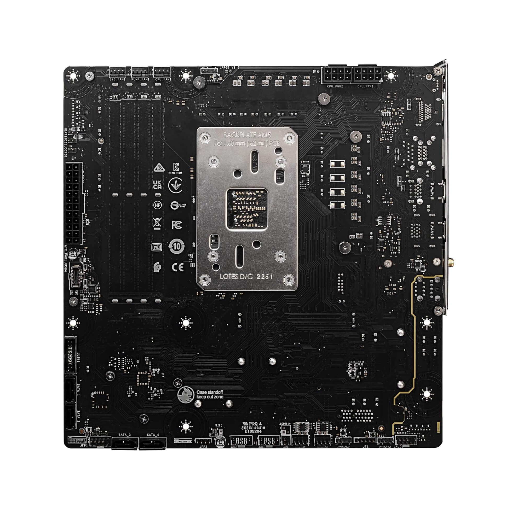MSI B650M Project Zero WiFi DDR5 AM5 AMD microATX Gaming Motherboard