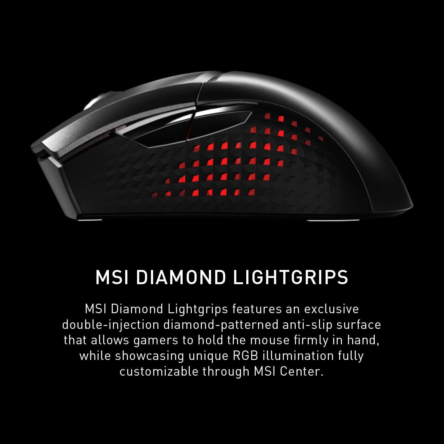 MSI Clutch GM51 Lightweight Wireless Gaming Mouse & Charging Dock