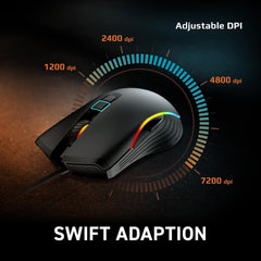 MSI Forge GM300 RGB Lightweight Gaming Mouse
