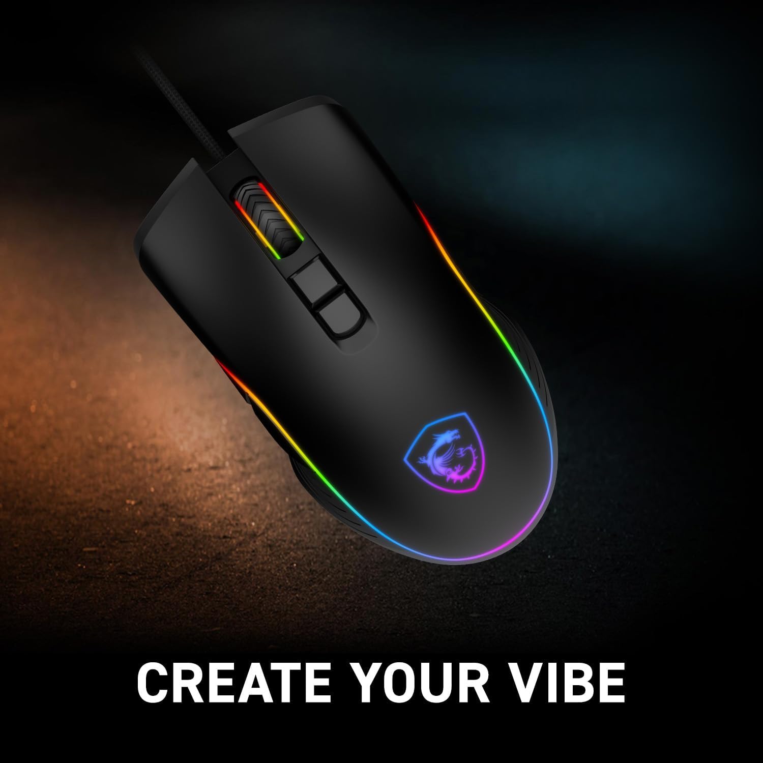 MSI Forge GM300 RGB Lightweight Gaming Mouse